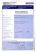 MCB 3P CB TEST CERTIFICATE